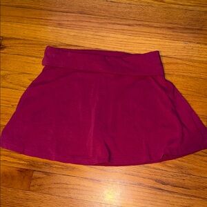 Elegant Maroon Skort Girls XL